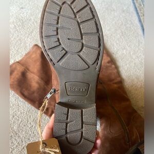 Brown, knee high, born boots, new